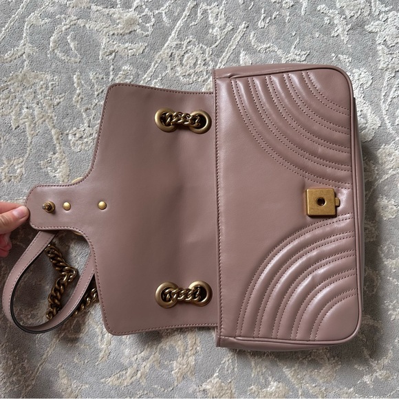 ✨ NEW GUCCI GG Marmont small quilted leather shoulder bag - Picture 3 of 10